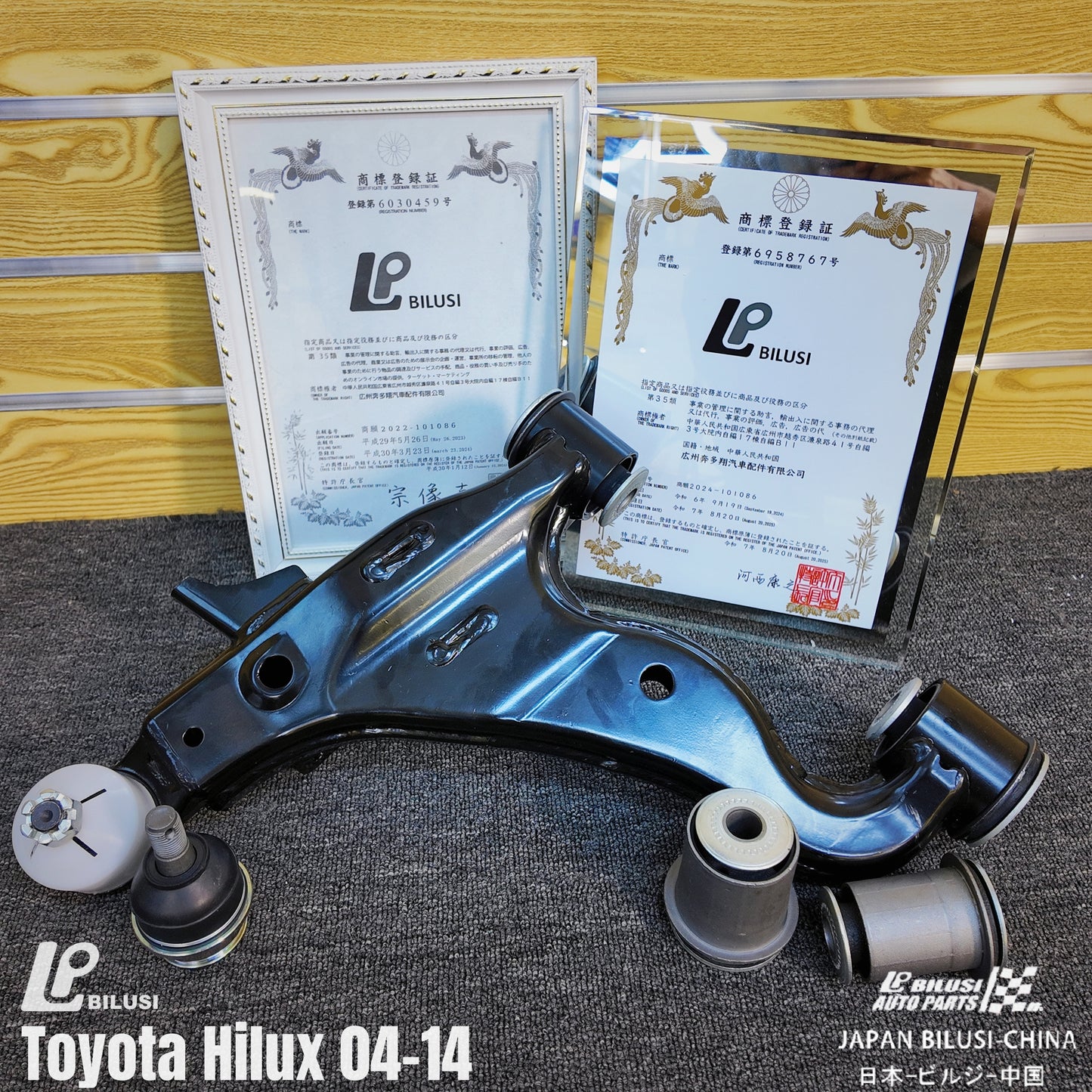 Front Axle Arm Lower Left Front Axle Arm Lower Right BALL JOINT Lower Left/Right Swing arm bushing
