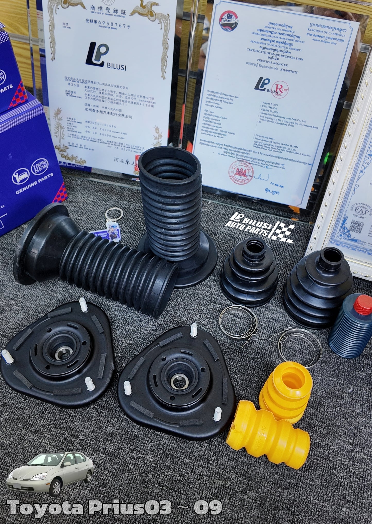 SHOCK ABSORBER BUMPER SHOCK DUST COVER SHOCK ABSORBER MOUNTING DRIVE SHAFT BOOT KIT