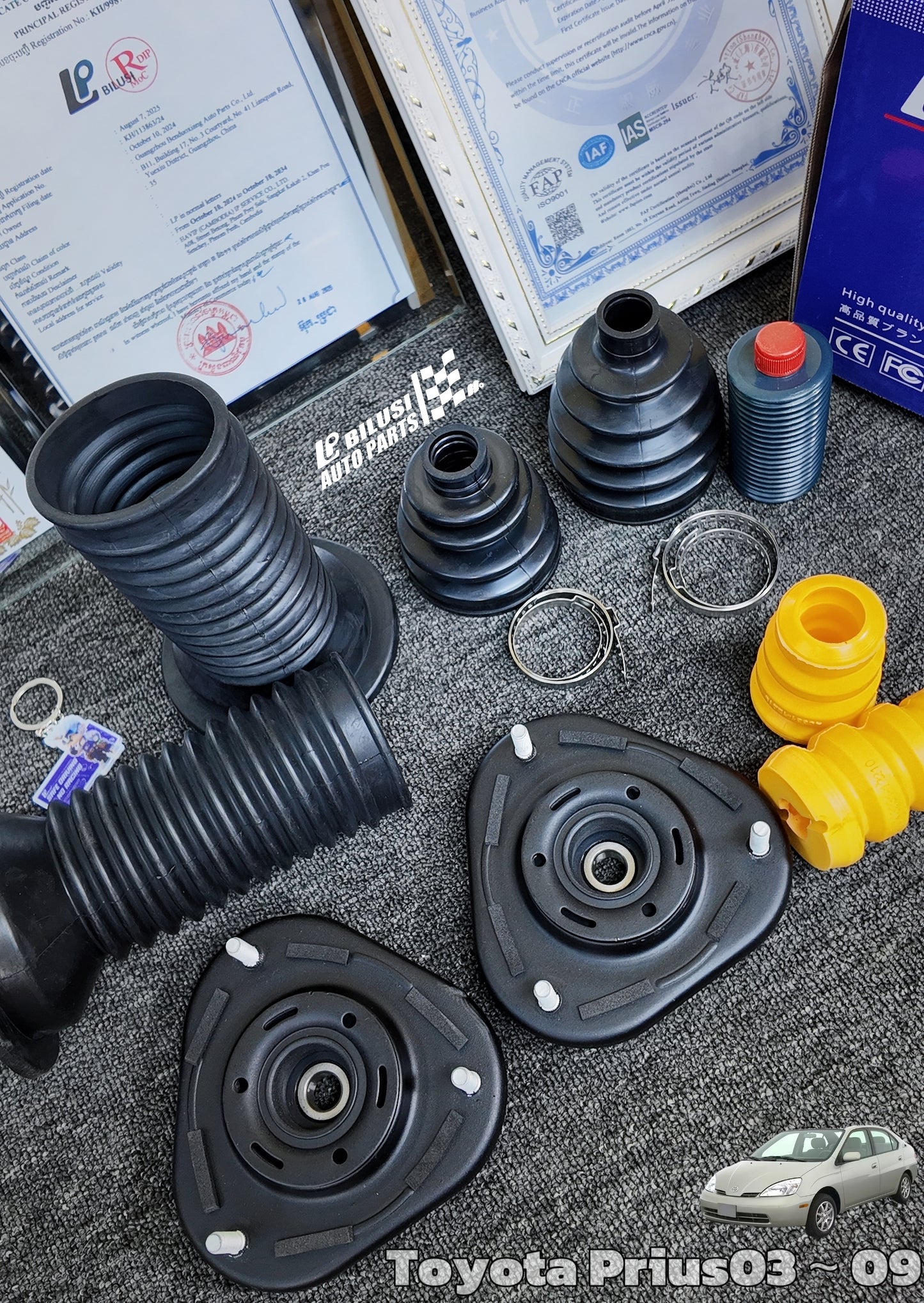 SHOCK ABSORBER BUMPER SHOCK DUST COVER SHOCK ABSORBER MOUNTING DRIVE SHAFT BOOT KIT