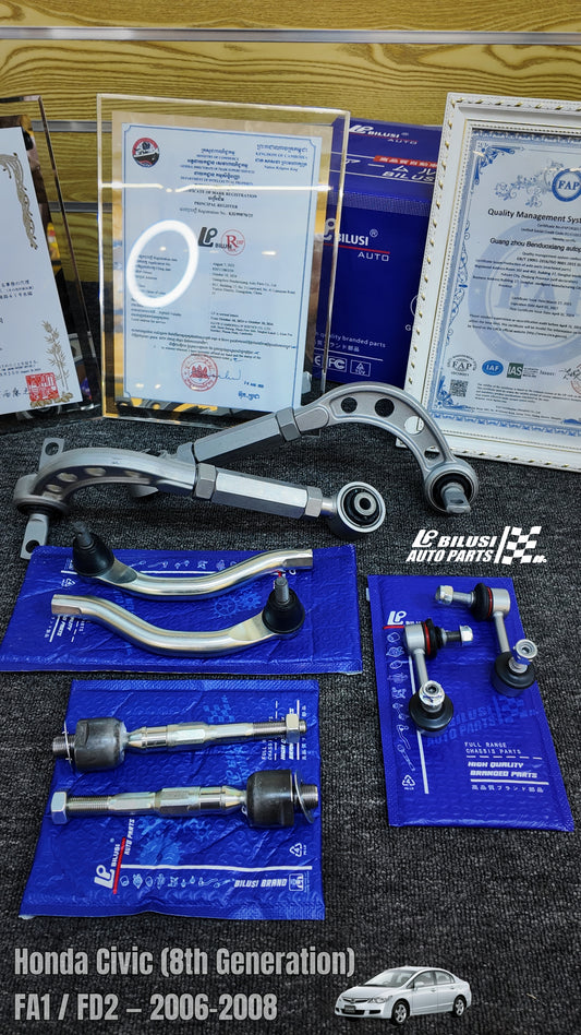 Stabilizer Link (Rear)  Stabilizer Link (Front)  Adjustable Rear Suspension (Silver) Inner Tie Rod End (R/L)