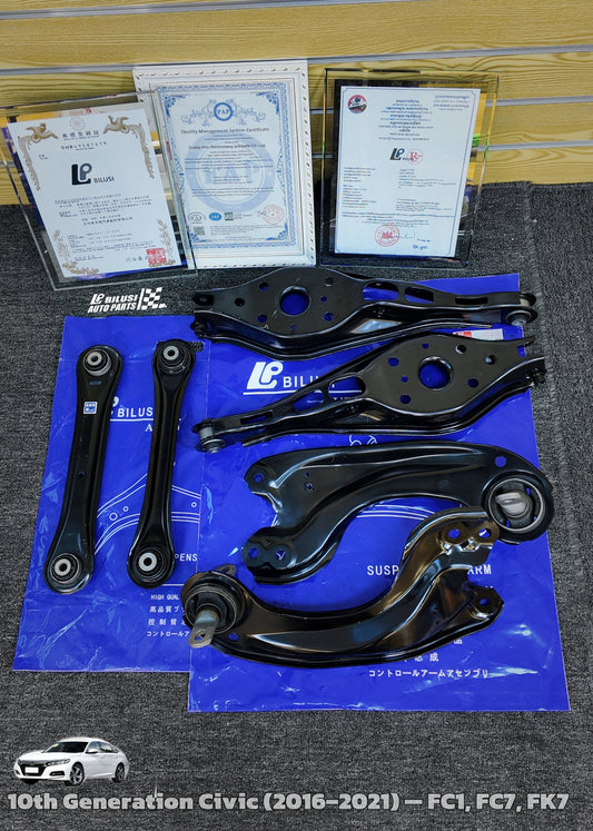 Rear Lower Arm (L=R) — Non-adjustable   Rear Lower Control Arm (R)  Rear Lower Control Arm (L)  Rear Trailing Arm (L)   Rear Trailing Arm (R) — Front Section