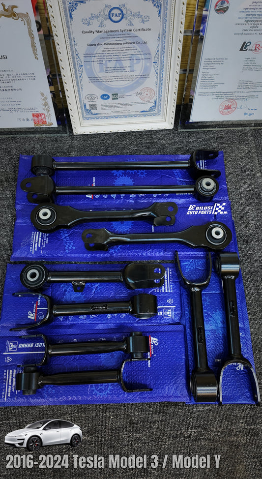 Rear Positioning Arm (L/R) — Non-adjustable  Rear Torsion Bar (L/R) — Non-adjustable   Rear Lateral Link (L/R) — Non-adjustable  Rear Lateral Link (L/R) — Non-adjustable