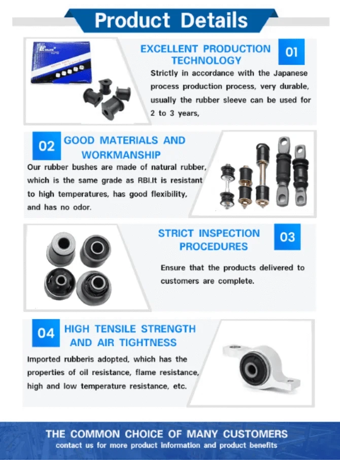 JAPAN BILUSI AUTO PARTS Bilusi OE:48655-F4040 Reliable and Lightweight Lower Suspension Bush Bushing for Toyota 2019-2023 COROLLA NRE210 ZWE211