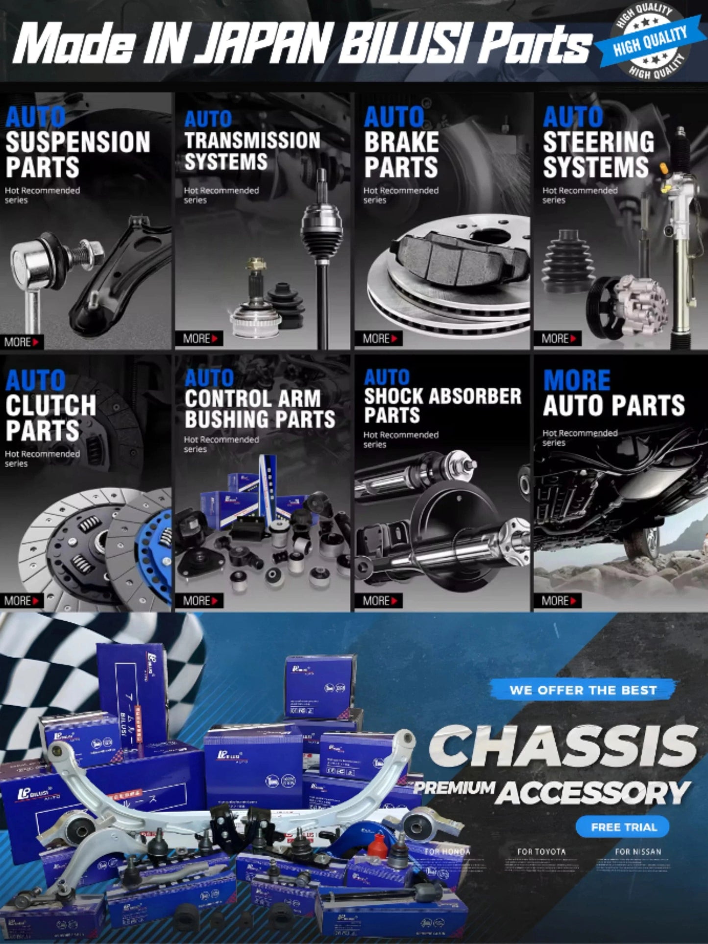 JAPAN BILUSI AUTO PARTS Bilusi The Inner Left And Right Ball Joint for HONDA Breeze/Crv Hybrid RY3/5/6/7 RT5/6 2019-2023 OE:53610-TMB-H01