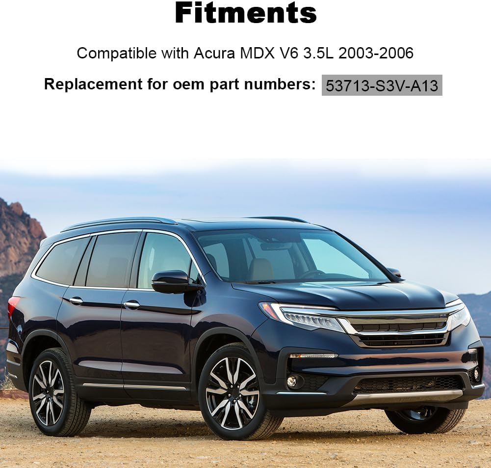 JAPAN BILUSI AUTO PARTS BILUSI WMPHE Compatible with Power Steering Pressure Hose Assembly Acura MDX V6 3.5L 2003 2004 2005 2006, Replace OEM 53713S3VA13 3402797, M16 x 1.5 Connector Screw