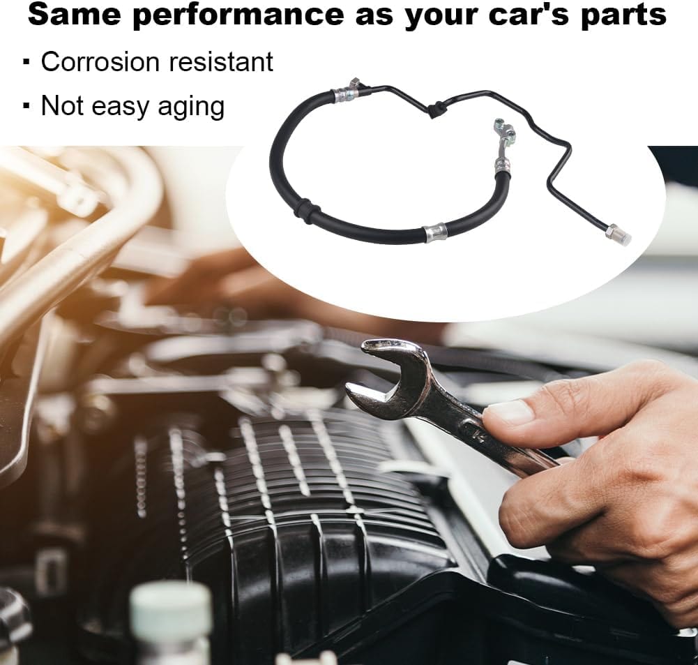 JAPAN BILUSI AUTO PARTS BILUSI WMPHE Compatible with Power Steering Pressure Hose Assembly Acura MDX V6 3.5L 2003 2004 2005 2006, Replace OEM 53713S3VA13 3402797, M16 x 1.5 Connector Screw