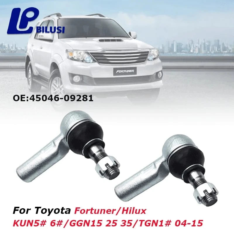JAPAN BILUSI AUTO PARTS Left Bilusi OE:45046-09281 Outer Left Right Tie Rod End for Toyota Fortuner/ Hilux KUN5# 6#/ GGN15 25 35/ TGN1# 2004-2015