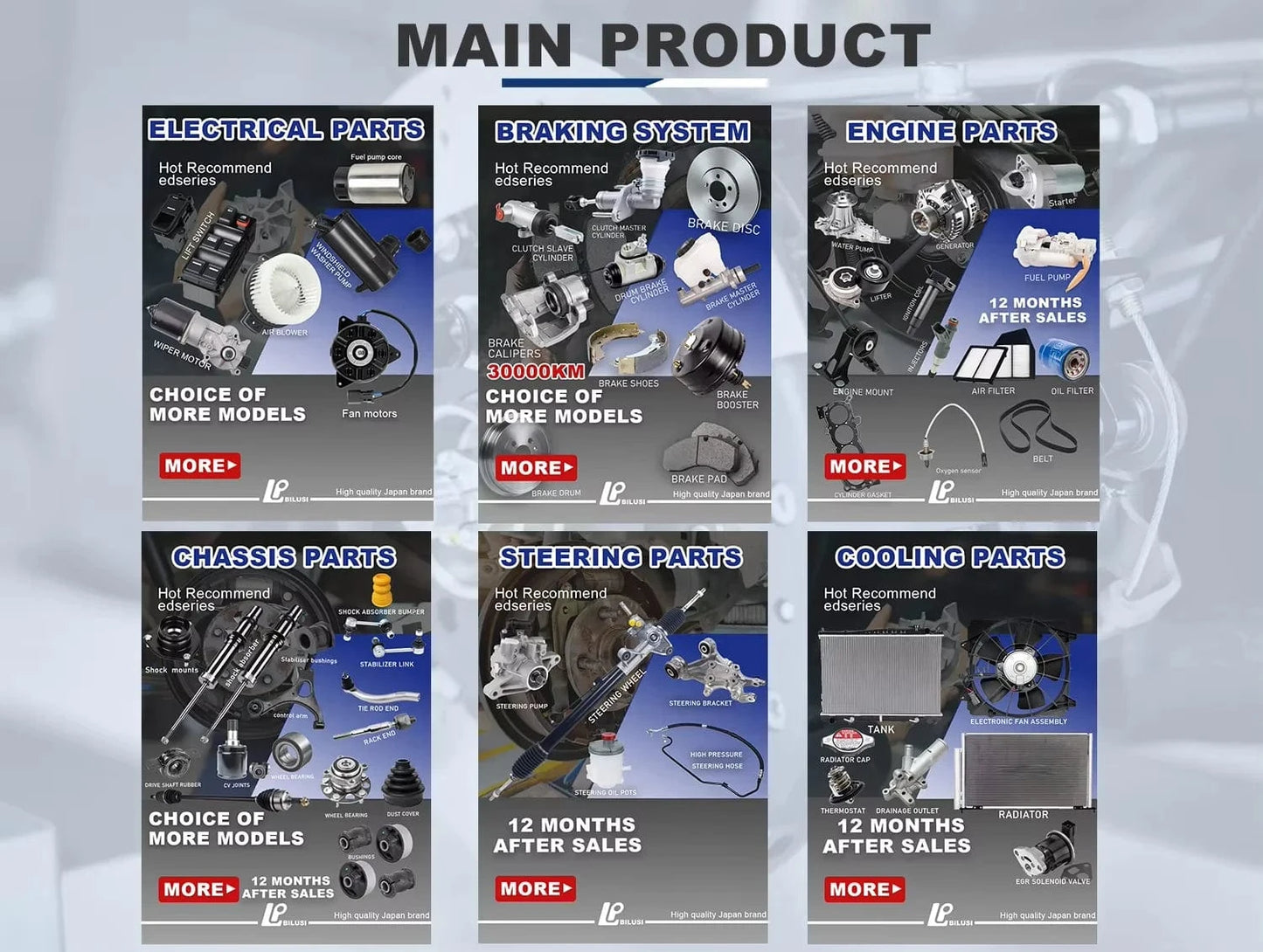 JAPAN BILUSI AUTO PARTS TOYOTA BUSHING Bilusi 48654-12120 48655-12170 Front Control Arm Bushing For Toyota Corolla ZZE121L ZZE123 ZZE123L CE120 NZE121