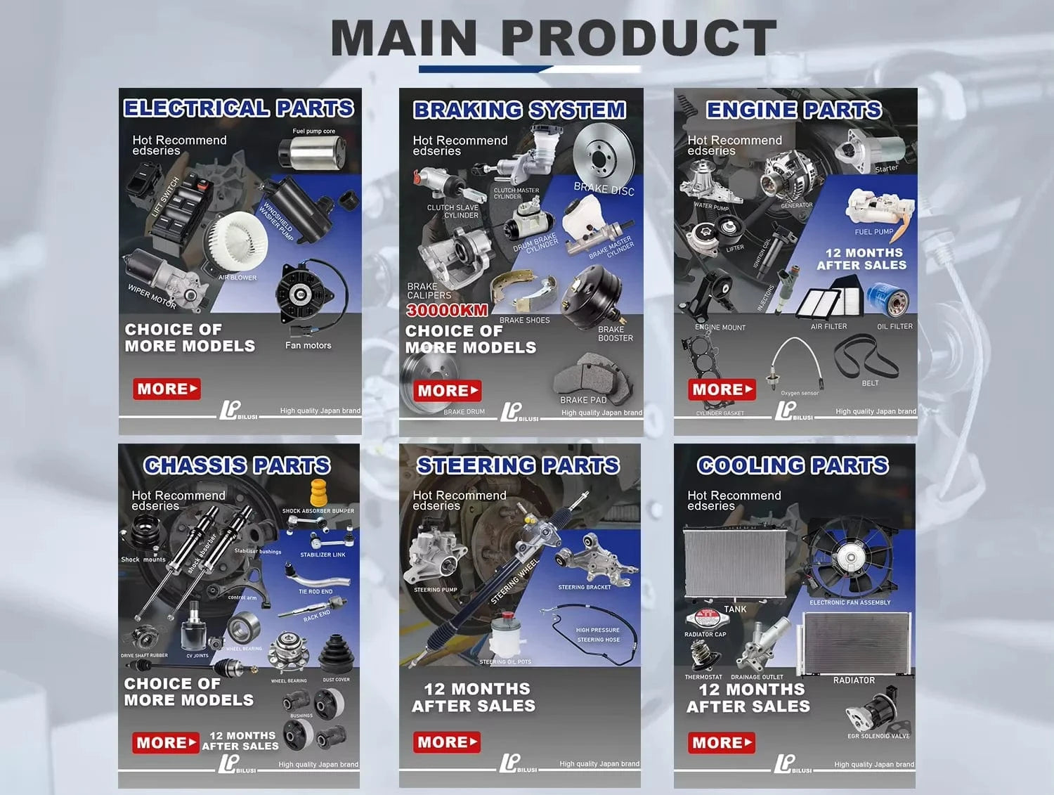 JAPAN BILUSI AUTO PARTS TOYOTA BUSHING Bilusi 48654-12120 48655-12170 Front Control Arm Bushing For Toyota Corolla ZZE121L ZZE123 ZZE123L CE120 NZE121