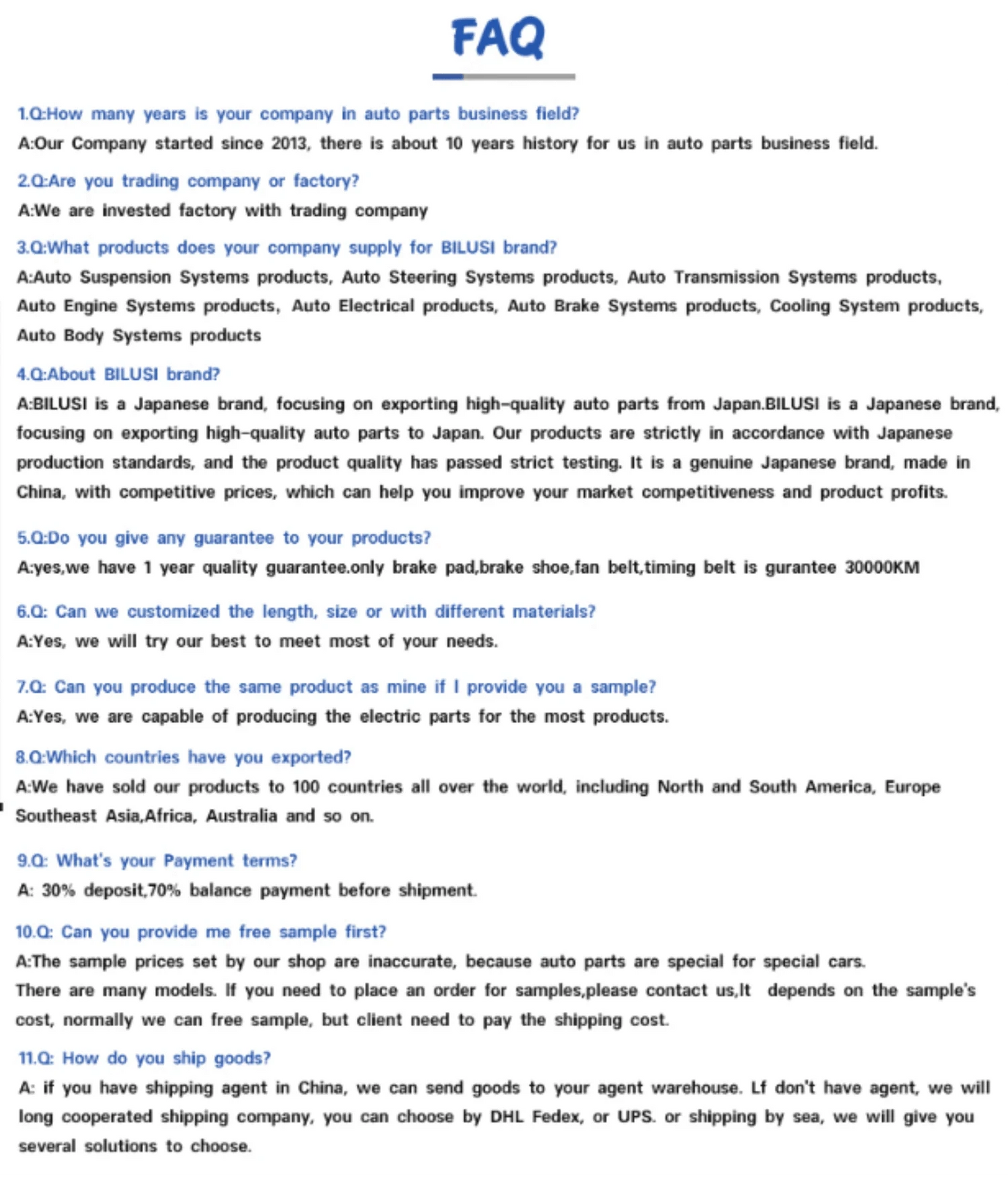 JAPAN BILUSI AUTO PARTS TOYOTA BUSHING Bilusi OE:48654-0D140 Reliable and Standard Bush Suspension Bushing for Toyota 2013-2020 VIOS/ VIOS FSNSP15#