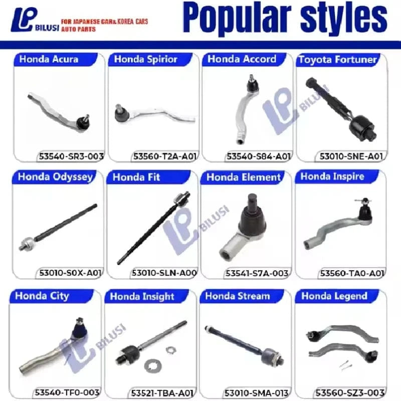 JAPAN BILUSI AUTO PARTS TOYOTA RACK END Bilusi OE: 48521-2Y405 Exceptional Inner Left And Right Ball Joint Tie Rod End for NISSAN Maxima/Cefiro A33/PA33/CA33 1998-2008