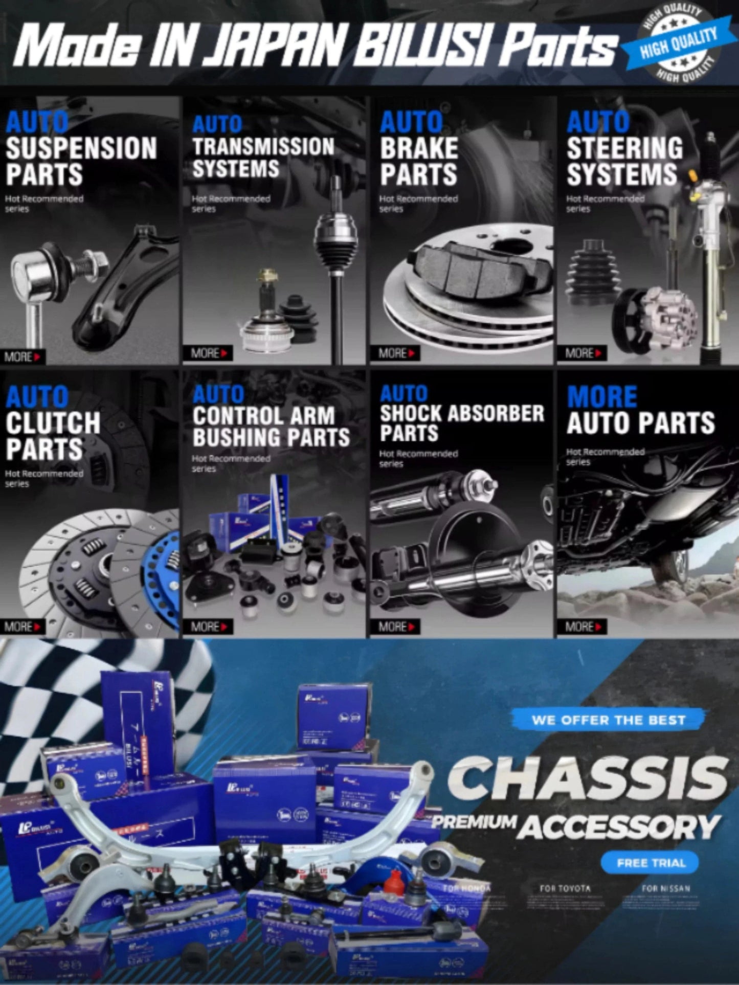 JAPAN BILUSI AUTO PARTS TOYOTA RACK END Bilusi Tie Rod End Inner Left Right Ball Joint for Nissan Urvan E24 1986-1997 OE:48521-9Y000