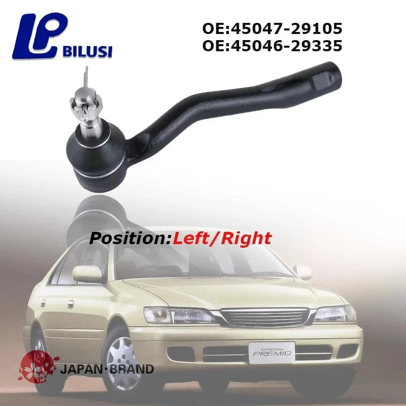 JAPAN BILUSI AUTO PARTS TOYOTA TIE ROD END Bilusi 45047-29105 45046-29335 Outer Left Right Ball Joint for TOYOTA Carina/Corona/Pinic AT19#/CT21#/ST19#/SXM10/CXM10 19962001