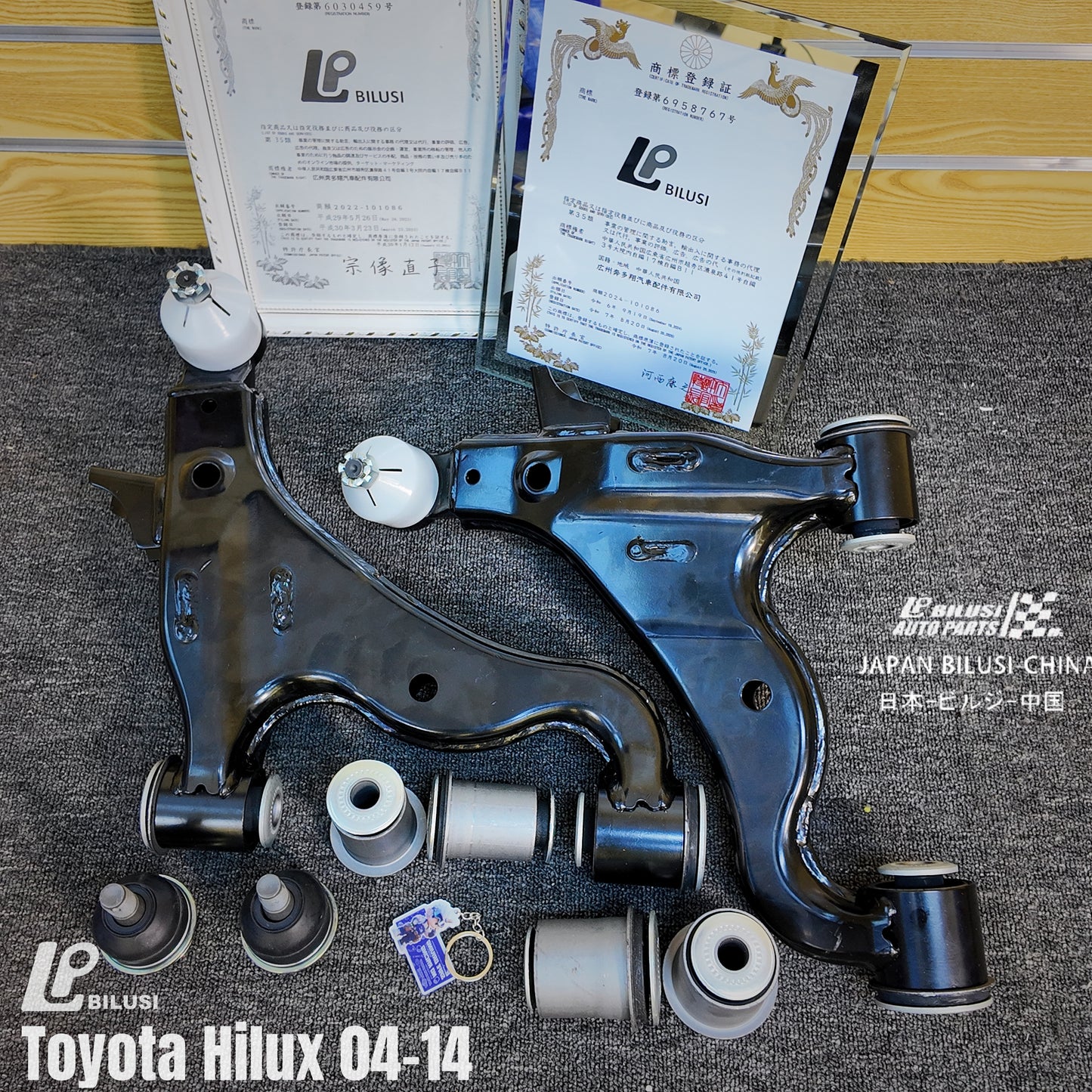 Front Axle Arm Lower Left Front Axle Arm Lower Right BALL JOINT Lower Left/Right Swing arm bushing